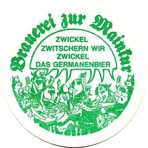 frankfurt f-he bier hannes rund 1-2a (215-zwickel zwitschern-grn)